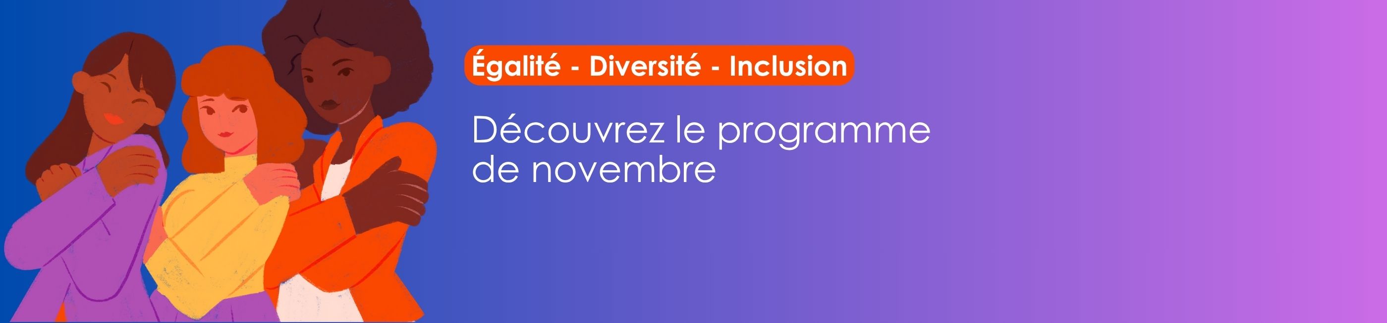 Agenda Égalité de novembre 2025