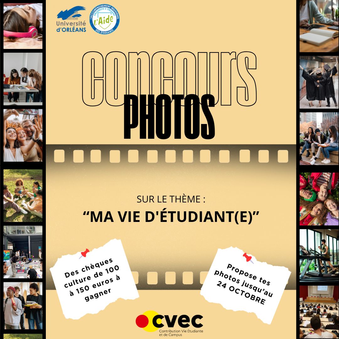Participez au concours photo sur le thème "Ma vie étudiante"