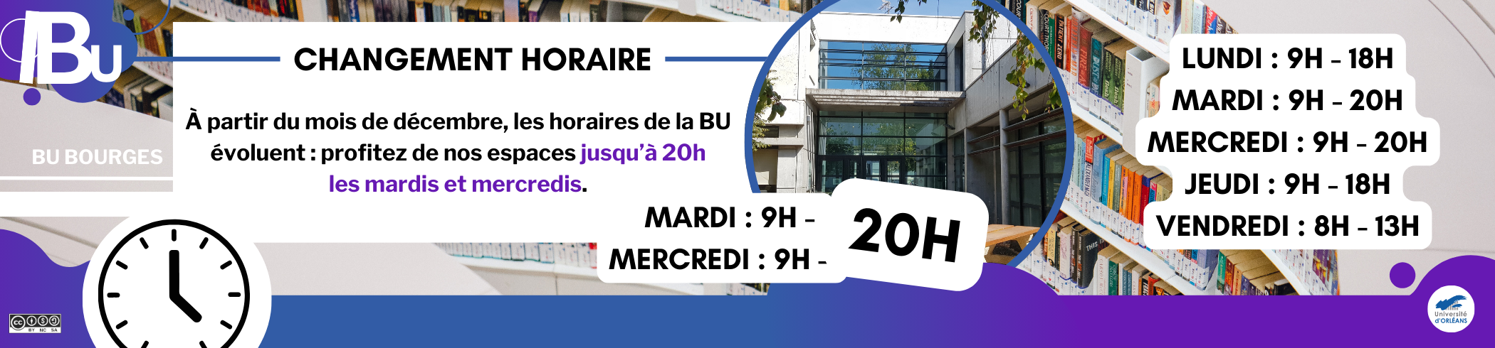 Reprise du texte de l'actu, affichage des nouveaux horaires