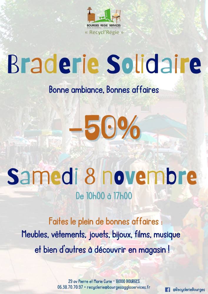 Faites le plein de bonnes affaires à la braderie solidaire !