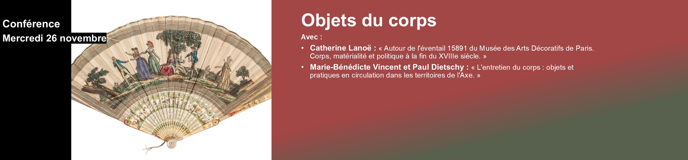 Bannière Objets du corps