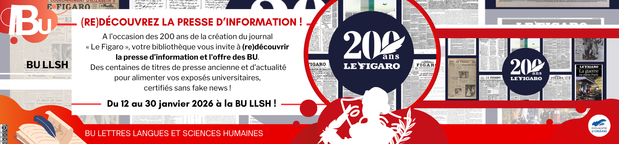 Reprise du texte de l'actu, logo des 200ans du journal Le Figaro