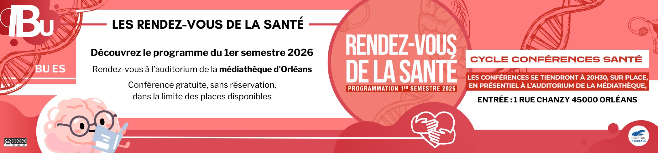 Reprise du texte de l'actu, logo des rendez-vous de la santé