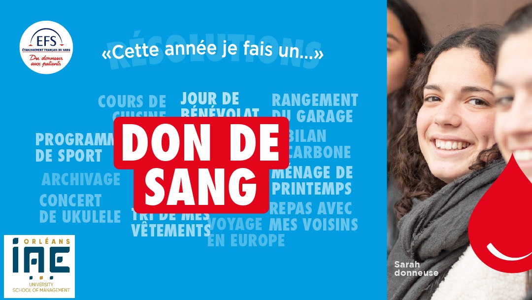 Don du sang IAE - Orléans