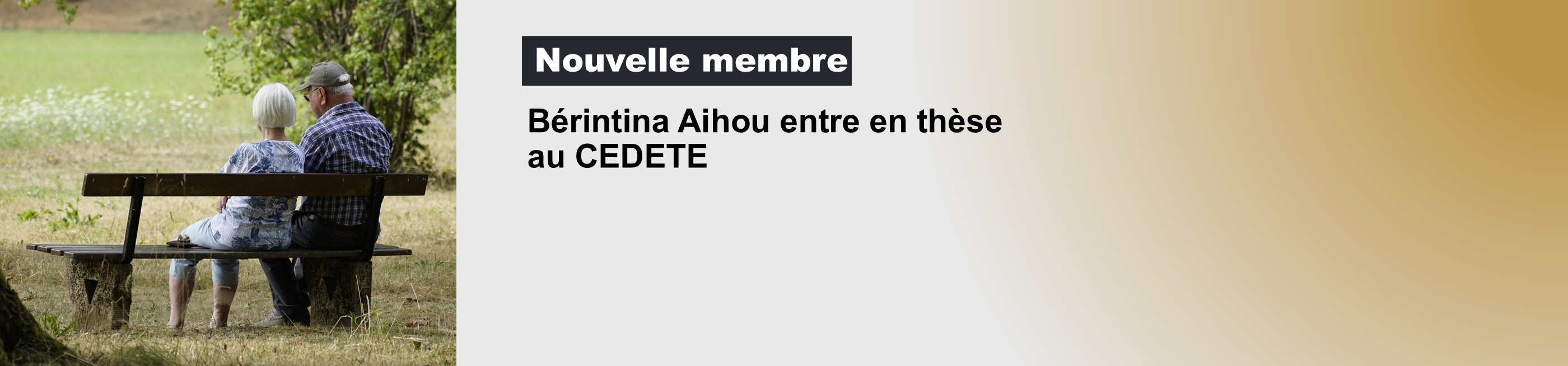 entrée en thèse de B Aihou