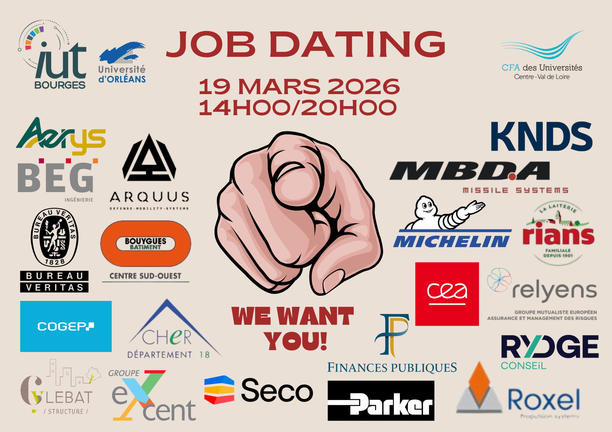 Job dating - IUT Bourges - 19/03/2026