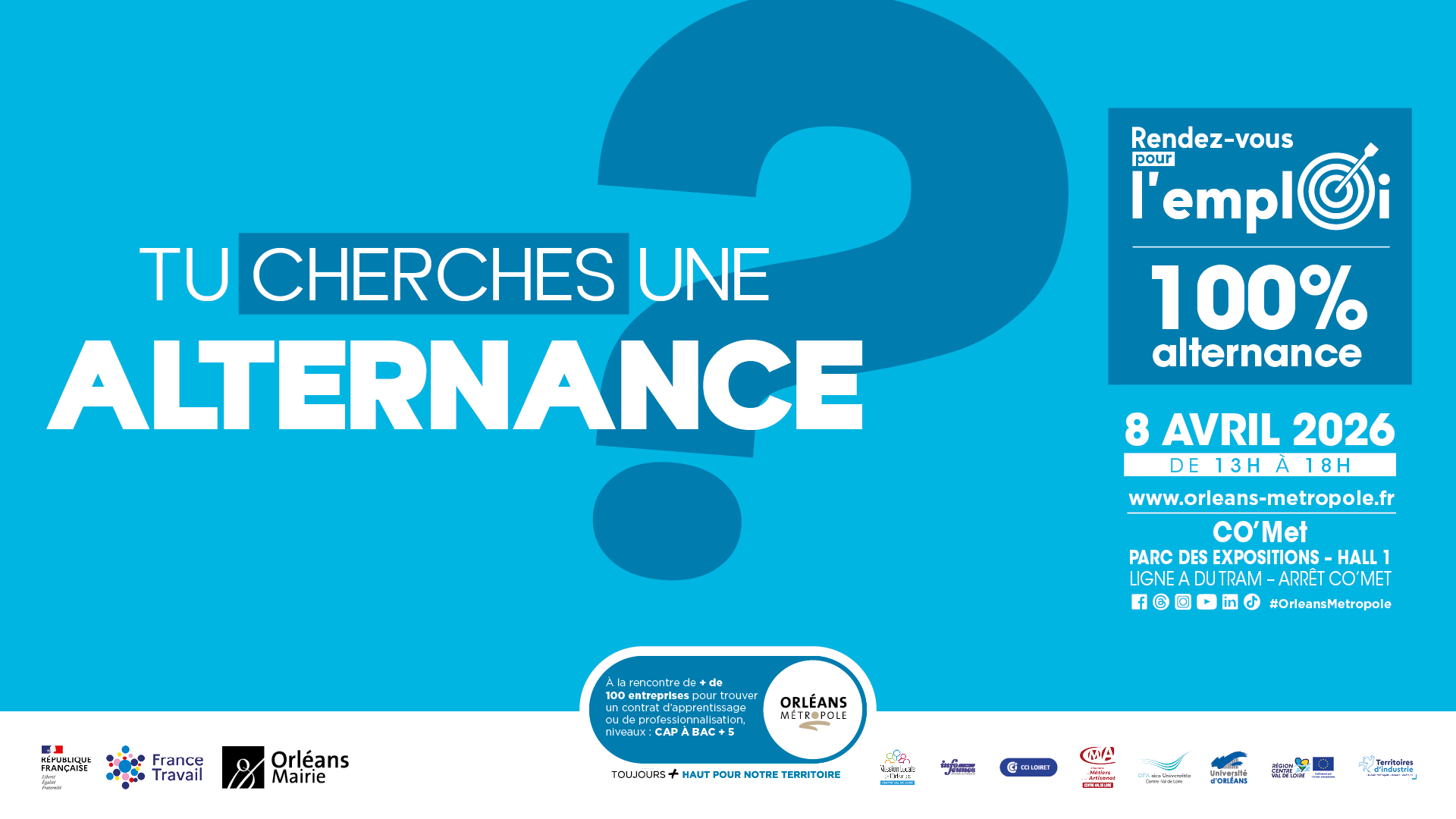 Salon de l'alternance du 8 avril 2026 à CO'Met