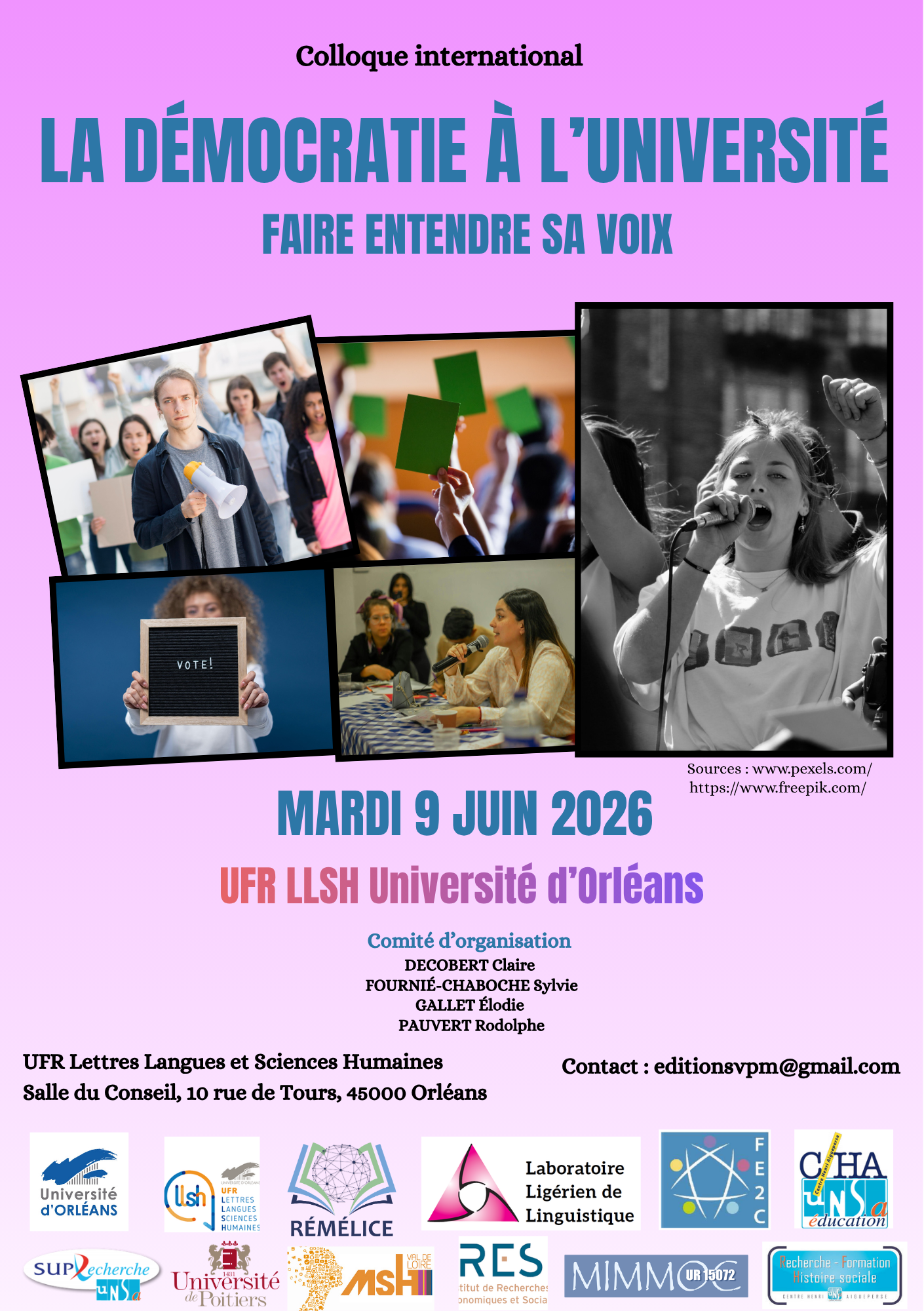Colloque LEA "La démocratie à l'Université" 