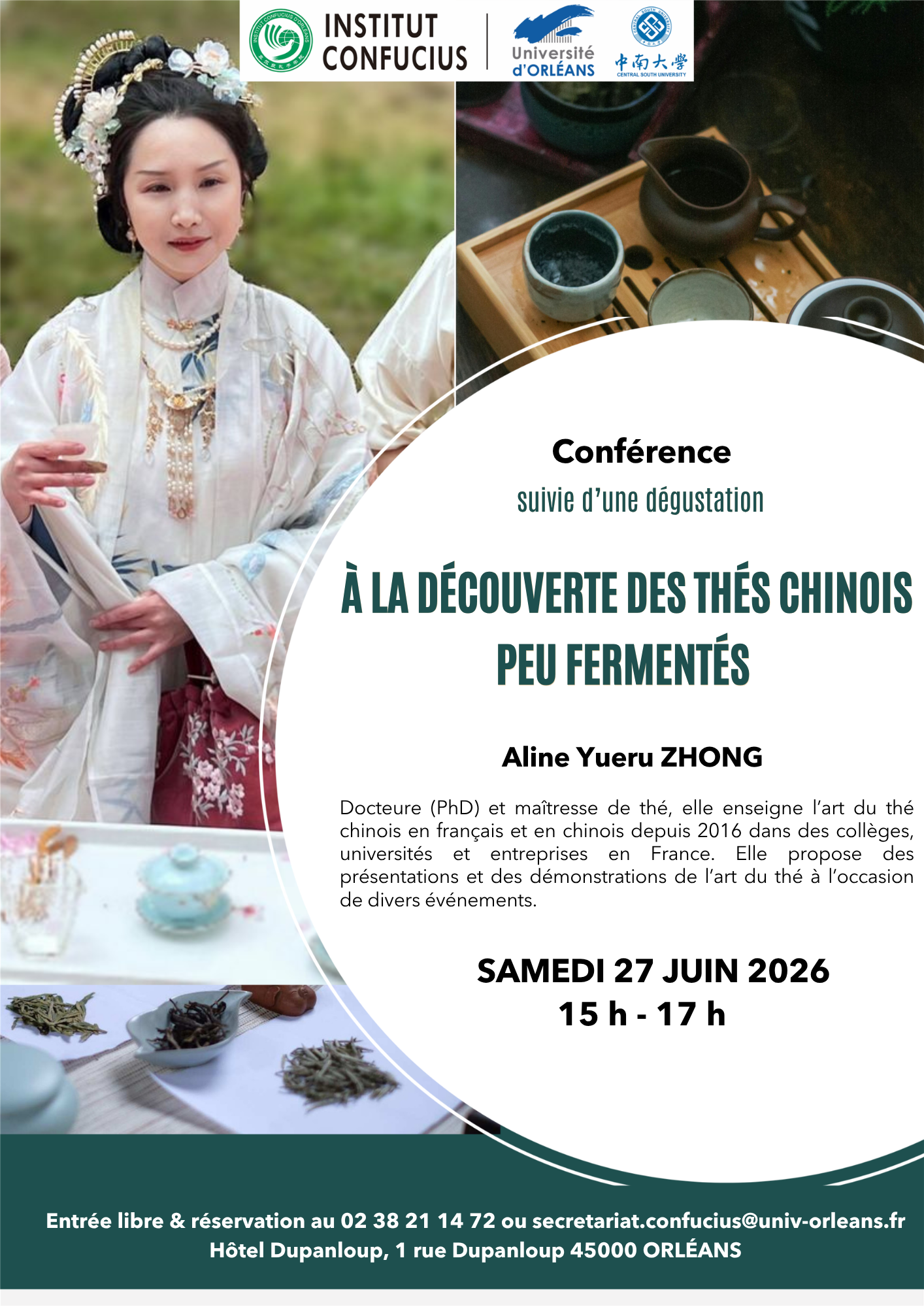 Conf. sur les thés chinois peu fermentés_ ZHONG le 27 2026