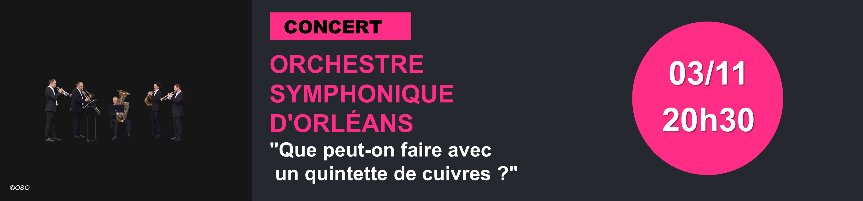 Bannière concert OSO