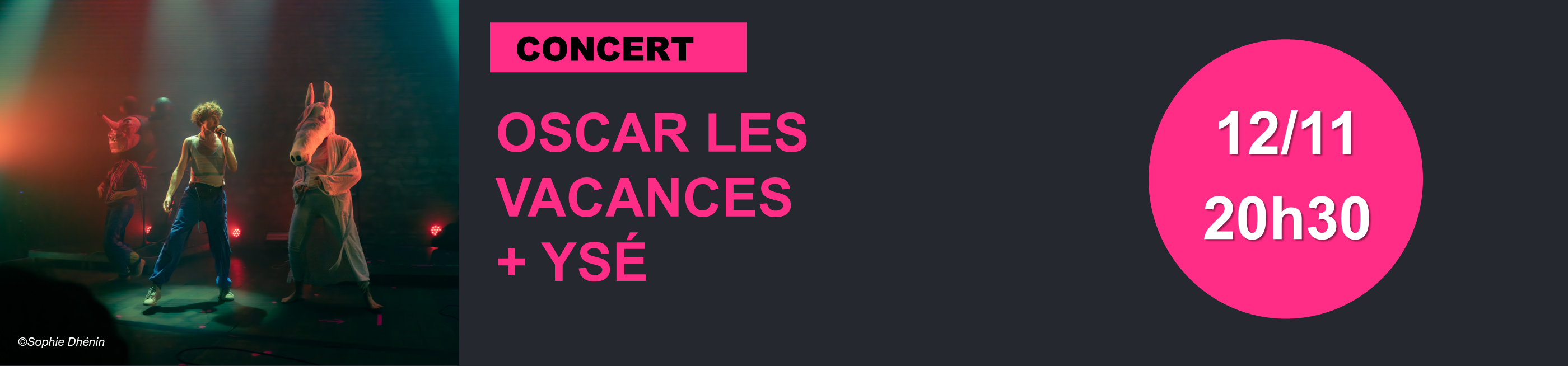 Bannière Oscar les vacances + Ysé