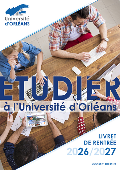 Livret Étudier à l'université d'Orléans 2026-2027