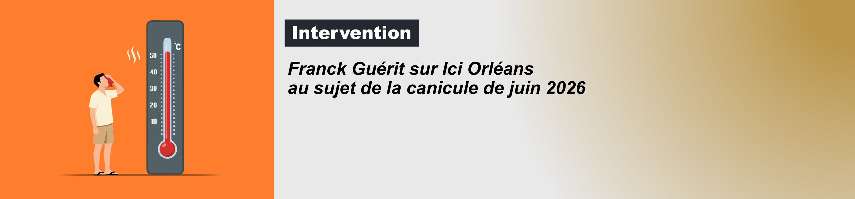 F. Guérit sur ICI Orléans
