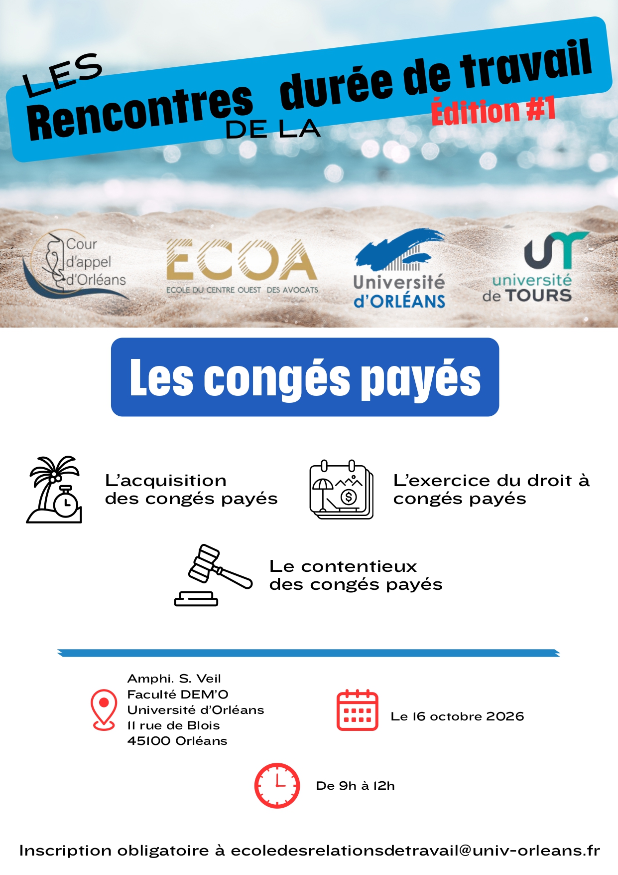 Les rencontres de la durée de travail