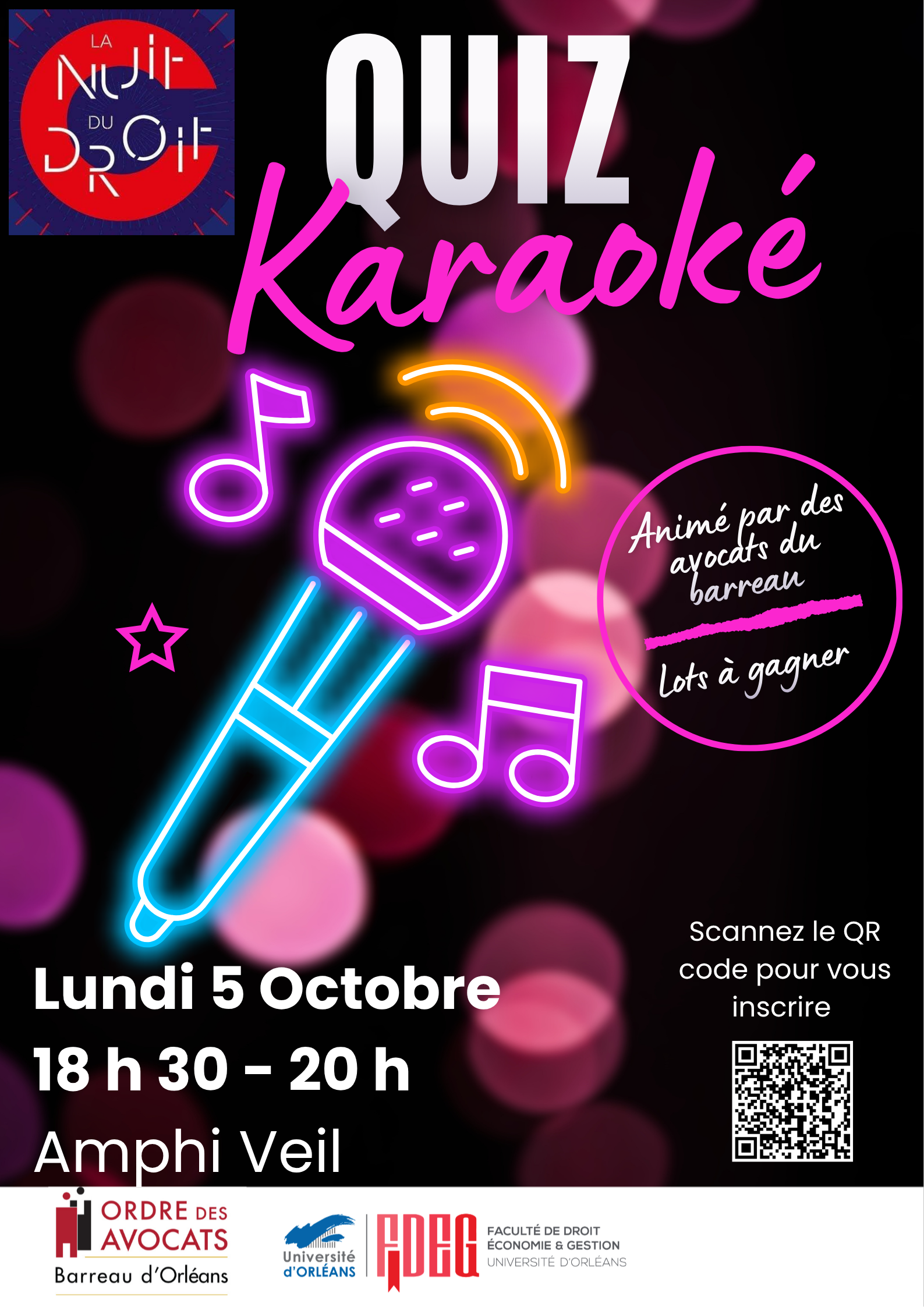 Quiz Karaoké - nuit du droit 