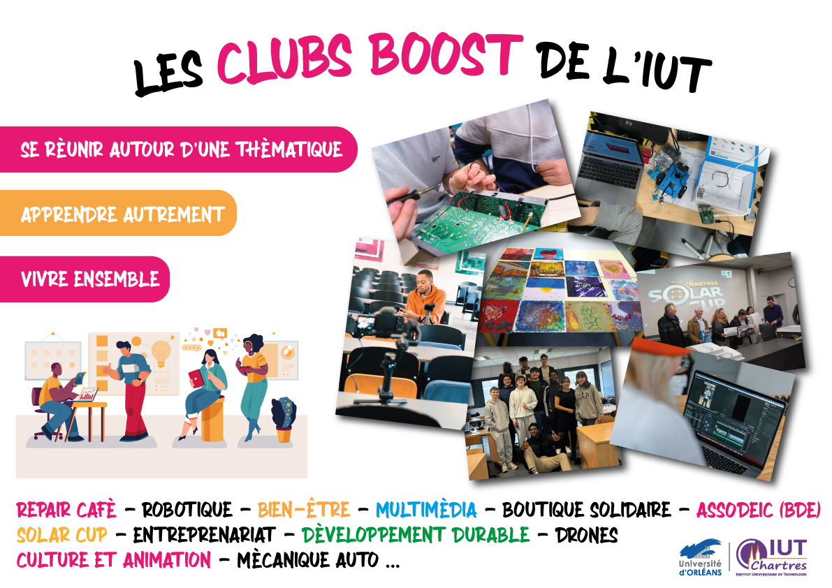 Clubs Boost de l'IUT de Chartres
