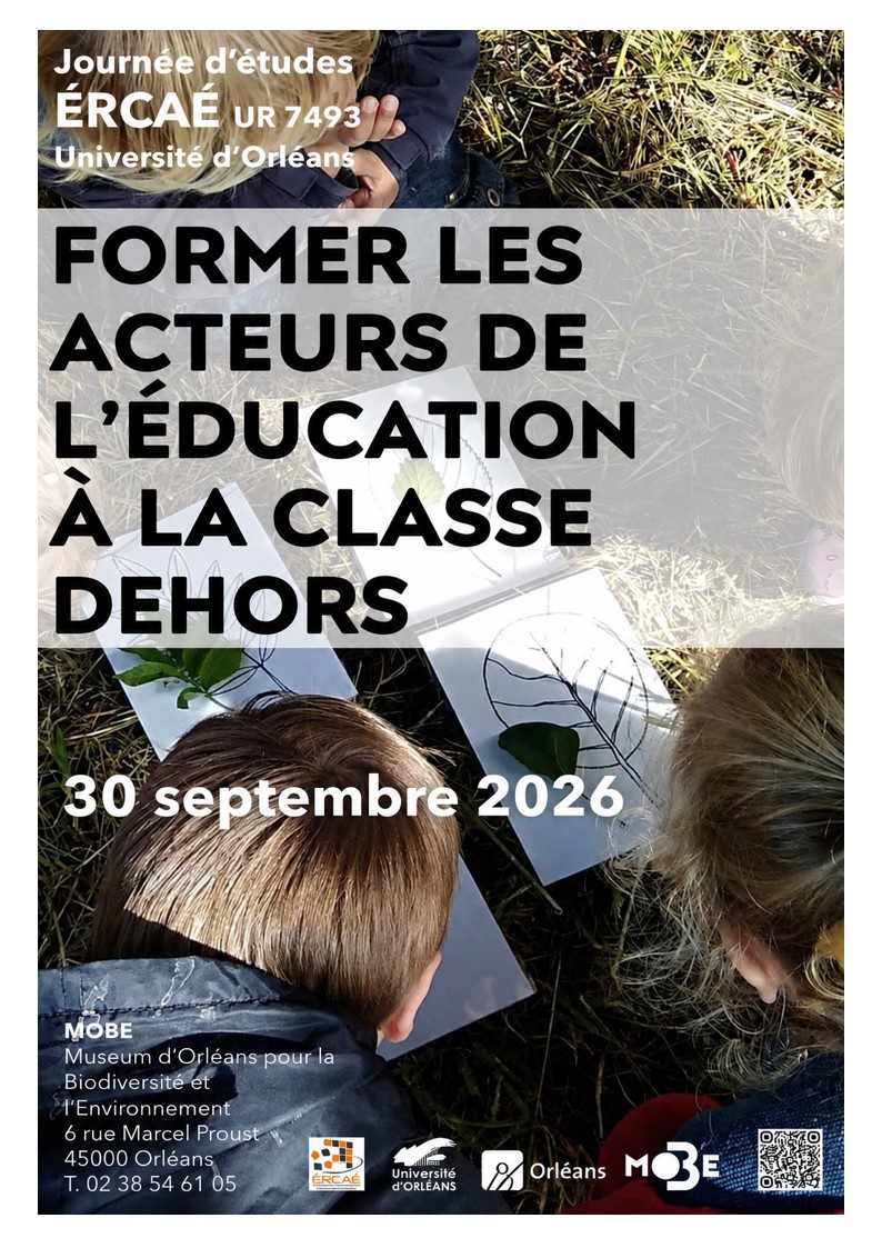  ERCAE - Journée d'études Former les acteurs de l'éducation à la classe dehors 
