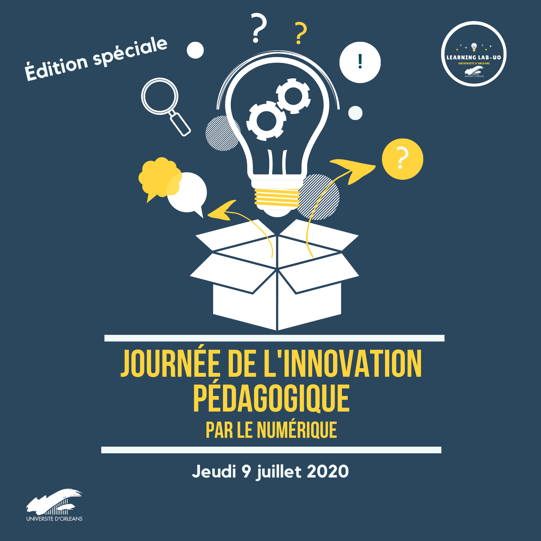 Affiche Journée de l'Innovation Pédagogique par le Numérique