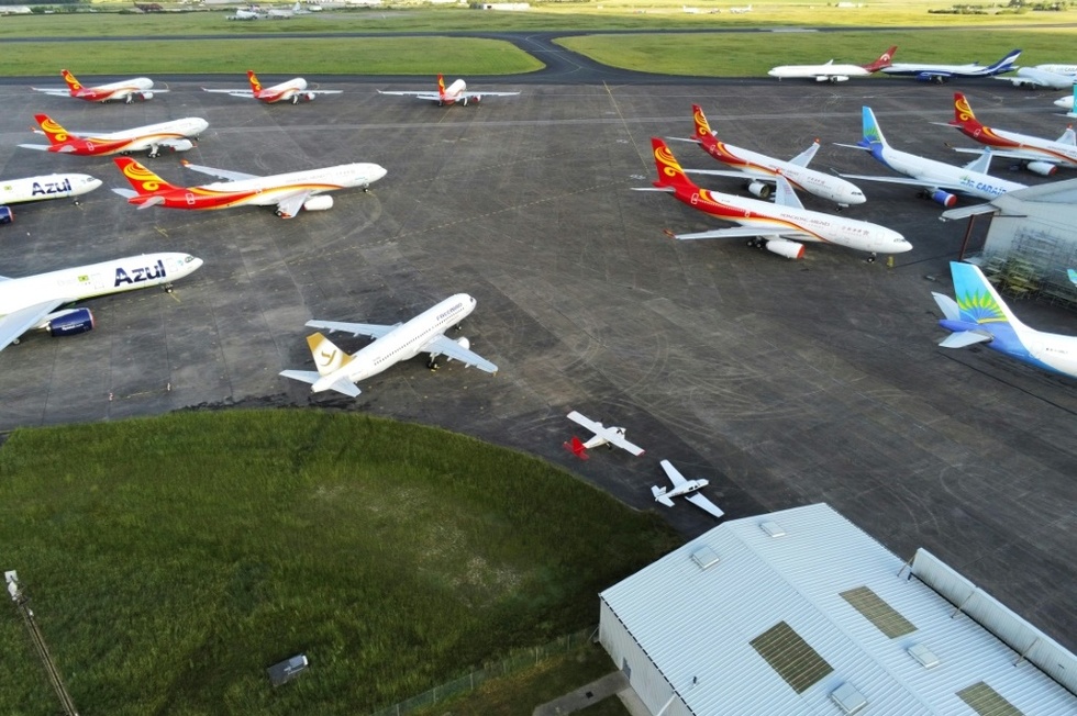 Logistique Aéroport Châteauroux DUT GLT _ Photo © 2020 AFP