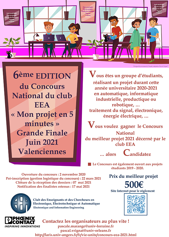 6e édition du concours national du club EEA Affiche du concours national EEA