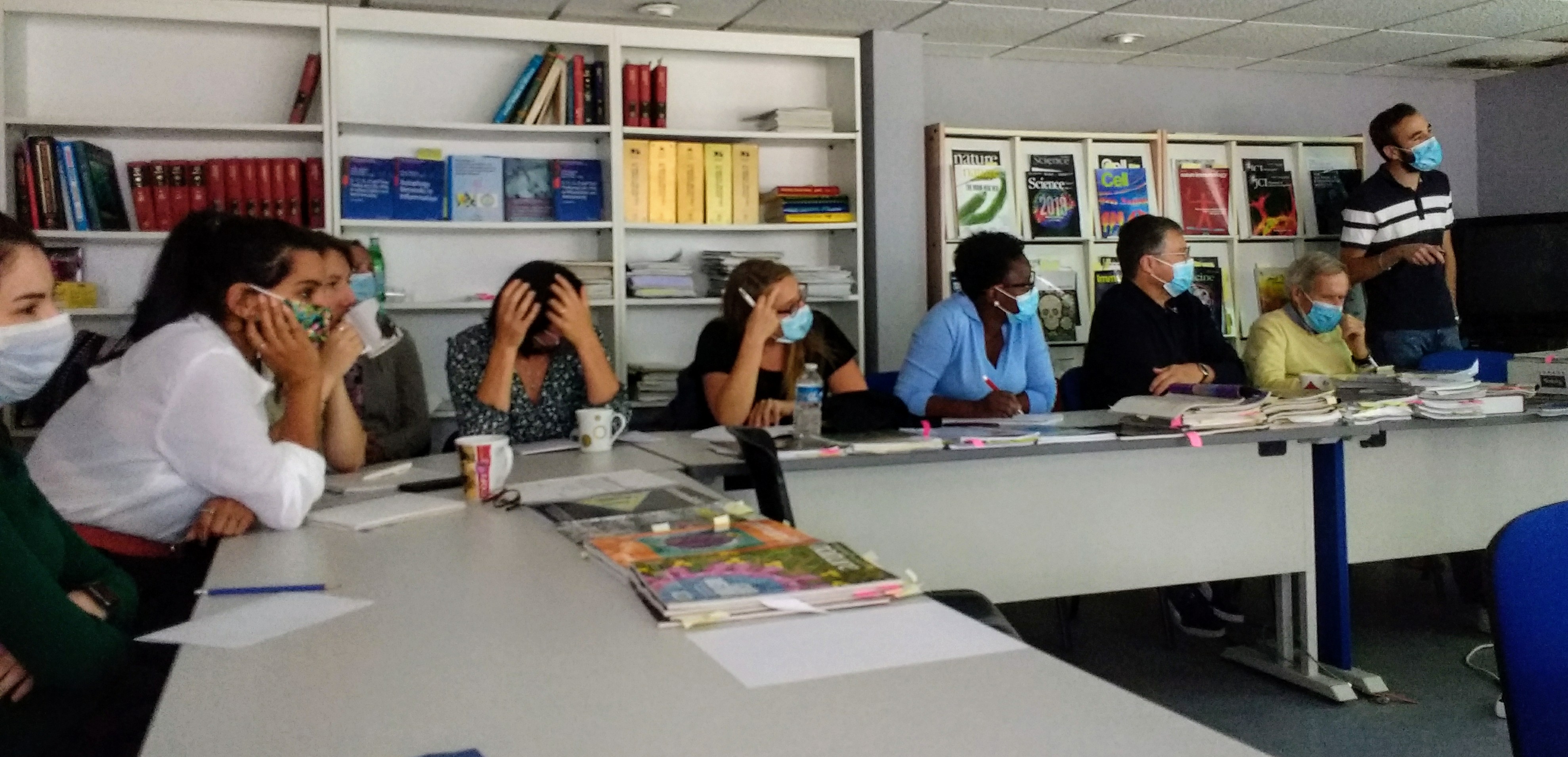 Présentation de résultats scientifiques séminaire à l'INEM