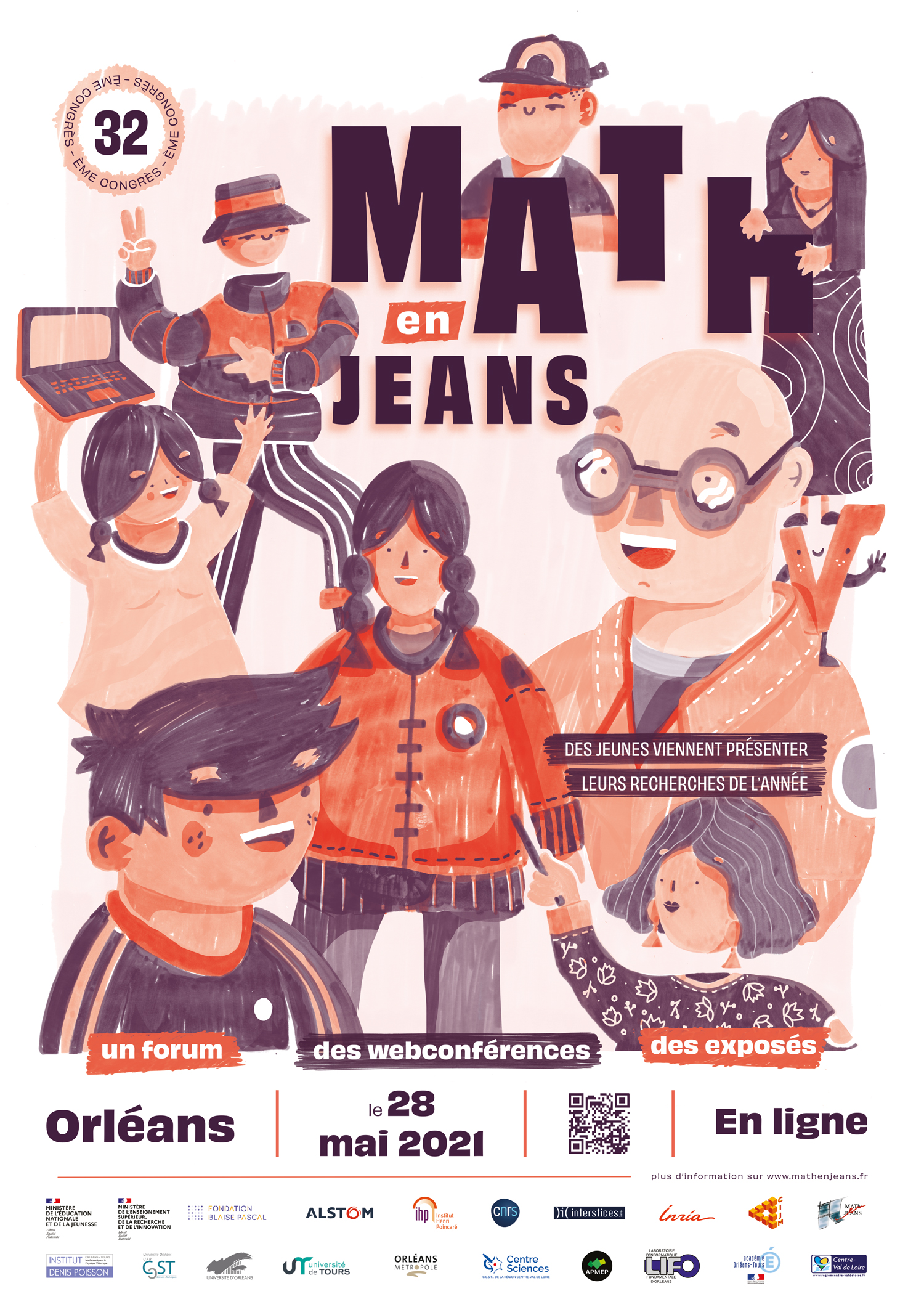 Affiche Maths en Jean 2021