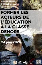  ERCAE - Journée d'études Former les acteurs de l'éducation à la classe dehors 