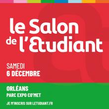 Venez nous rencontrer au Salon de l'Etudiant le 6 décembre à CO'MET