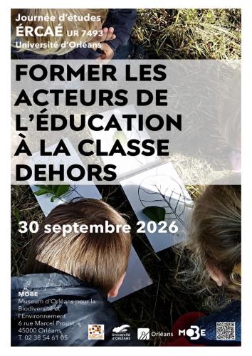 ERCAE - Journée d'études Former les acteurs de l'éducation à la classe dehors 