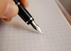 Stylo écriture