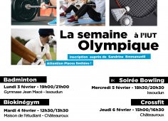 Semaine Olympique - IUT Indre