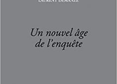 Couverture de l'ouvrage de Laurent Demanze, Un nouvel âge de l'enquête