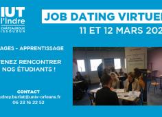 Jobdating virtuel 11 et 12 mars 2021