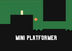 application mini platformer