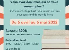 AFFICHE COLLECTE DE LIVRES OVF