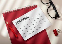calendrier de septembre