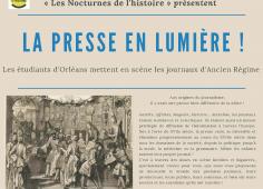 affiche presse en lumière