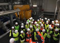 Visite chaufferie biomasse MT2E Visite chaufferie biomasse