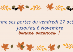 banniere vacances novembre 23