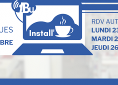 Affiche instal café avec le rappel des dates