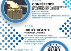 Conférence "Les Mystères de la Flamme Olympique : de la Symbolique à la Science" par Toufik BOUSHAKI.