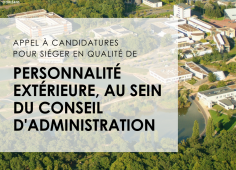 Appel à candidatures pour siéger en qualité de personnalité extérieure, au sein du Conseil d'Administration de l’Université