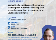 conférence klingler