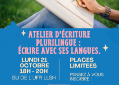 Atelier d'écriture plurilingue