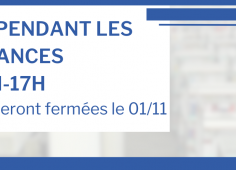 Affiche des horaires Reprise du texte de l'actu