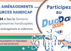 Reprise du texte de l'actu avec le logo DuoDay
