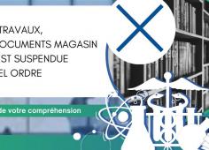 Reprise du texte de l'actu, photo de rayonnages de livres