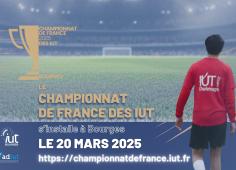 Championnat de France des IUT à Bourges le 20 mars 2025