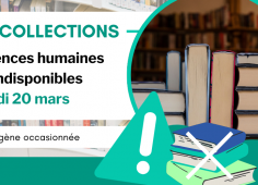  Récolement fonds Sciences humaines et sociales (SHS) 