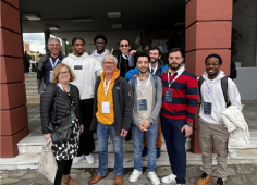 Photo de groupe des étudiants et personnels d'Orléans à Heraklion